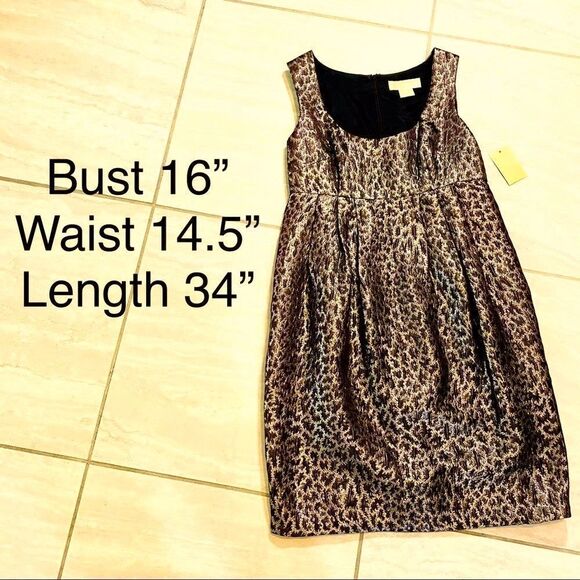 MICHAEL Michael Kors Black and Silver Mini Dress - Picture 16 of 16